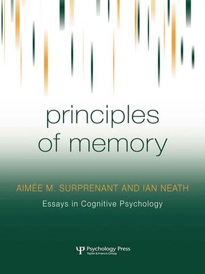 cover image of Principles of Memory